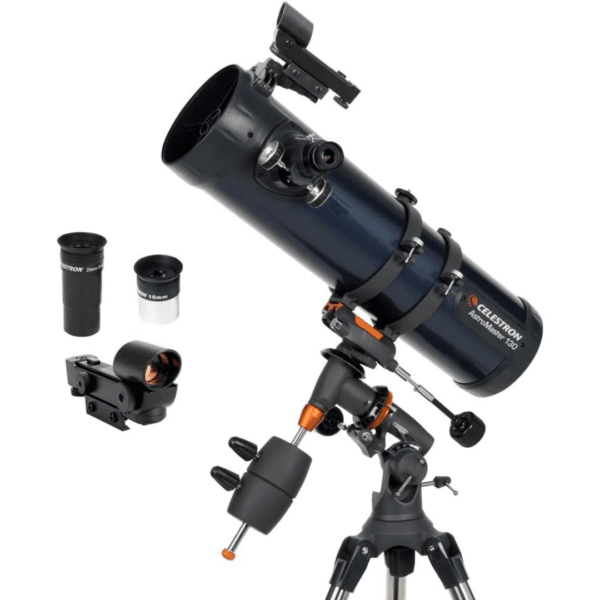 4 Celestron 31045 AstroMaster 130EQ Newtonian Reflector Telescope, Dark Blue