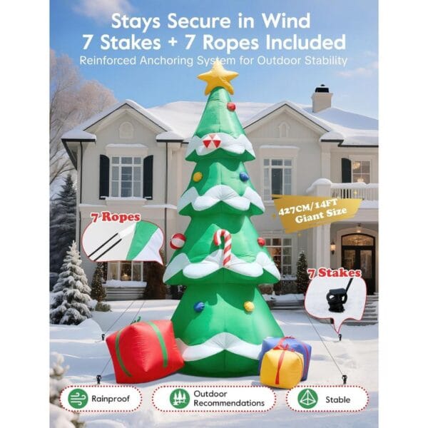14FT Christmas Tree Inflatable Outdoor Decoration