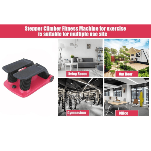 4 Stepper Climber Fitness Machine, Air Stair Climber Stepper Machine