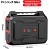 Powkey 100W Portable Power Station 97.68Wh/ 27000mAh,Outdoors,Red