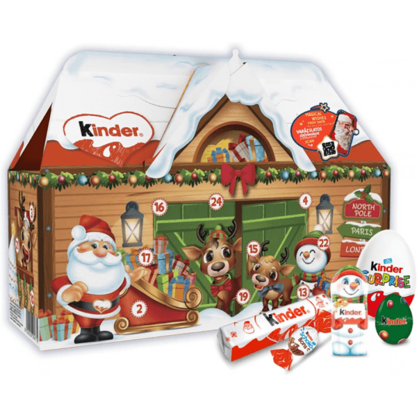 Kinder Chocolate House Christmas Advent Calendar 2026, Pack of 24 (234g)