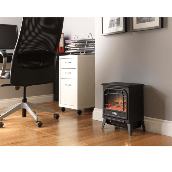 Dimplex MicroStove Compact Portable Electric Stove Fire - Black