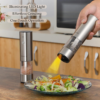 Cuisinart Rechargeable Electric Salt & Pepper Mill Set in Brushed Stainless Steel SP-4 | Newest Model
