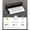 Phomemo M832 Thermal Portable Inkless Printers A4 300DPI - Black Kit