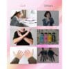 Portable Thermal Printer A4 Inkless Wireless Bluetooth Small Mobile - Pink