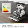 COMFEE' Fully Integrated Dishwasher, 14 Place Settings, Wi-Fi, Built-In [Energy Class C]