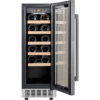 Cookology 60L Under-Counter Wine Cabinet - 20 Bottle - Stainless Steel [Energy Class G]