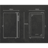 Cookology 93L Under-Counter Fridge Cabinet - Wine & Drinks - 48cm - Black [Energy Class F]