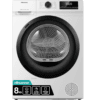 Hisense DH1Q802BW2 60cm Freestanding 8 KG Heatpump Front Load Tumble Dryer
