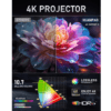 XuanPad 2000ANSI Grey Smart Projector 4K
