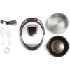 4 Yum Asia Sakura Rice Cooker - Black and Silver - 8 Cups