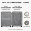 4 LEVEL8 Carry on Luggage Lightweight Suitcase with