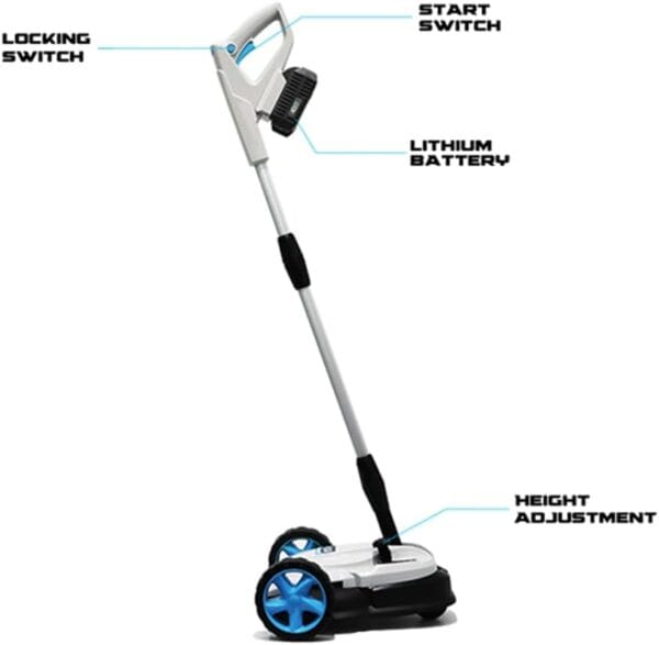 swift 40V 22cm Cordless Brushless Lawnmower for Small Garden