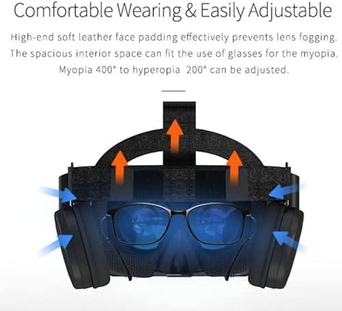 41nkod64L4S._AC_ VR Glasses for phones, Bluetooth VR Headset