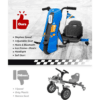 5 ELEMARA Electric Go Kart for Kids with Stepless Speed