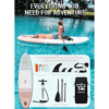 TIGERXBANG Inflatable Stand Up Paddle Board 10'/11'/11'6" with SUP Accessories