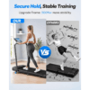 Cardirun Walking Pad with Incline, 6 in 1 Folding Treadmills, 4 Controls