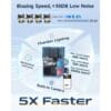 FLASHFORGE Creator 5 Pro 4-Toolheads 3D Printer,7s FlashSwap
