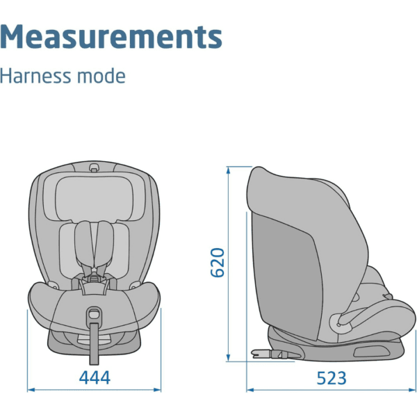 Maxi-Cosi Titan S Comfort i-Size, Car Seat, 76–150 cm, Authentic Black