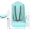 Oribel Cocoon Reclining Multi-Stage Hi-Low Highchair, Blue