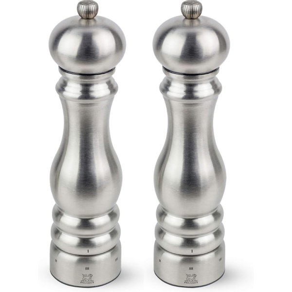 Peugeot Paris Chef u'Select Stainless Steel 9" Pepper & Salt Mill Set