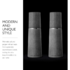 5 Cole & Mason Marlow Wood Mill Set - Balanced Salt and Pepper Grinders