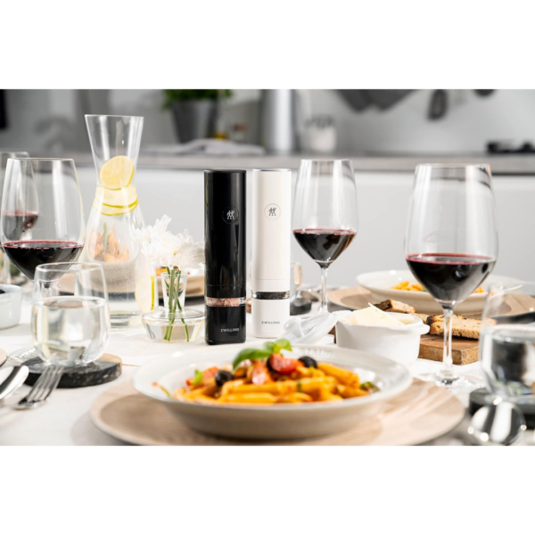 ZWILLING ENFINIGY Electric Salt & Pepper Mill with Ceramic Grinder