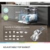 COMFEE' Fully Integrated Dishwasher, 14 Place Settings, Wi-Fi, Built-In [Energy Class C]