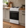 Haden Cooker Electric Freestanding 50cm 4 Ring Hob Single Cavity Oven White [Energy Class A]