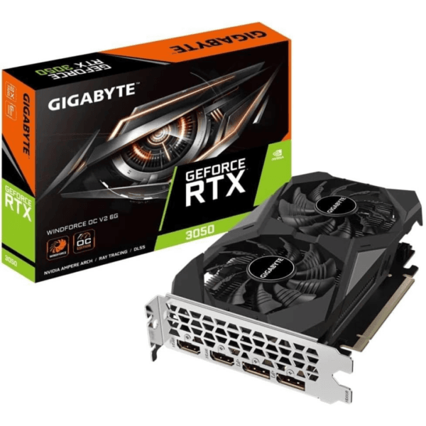 Gigabyte NVIDIA GeForce RTX 3050 WINDFORCE OC V2 6G Graphics Card