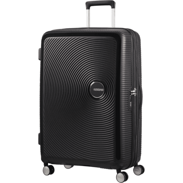 5 American Tourister Soundbox Spinner Check-in Suitcase, 77 cm