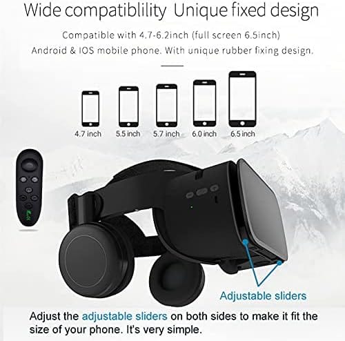 518SymEtBOS._AC_ VR Glasses for phones, Bluetooth VR Headset