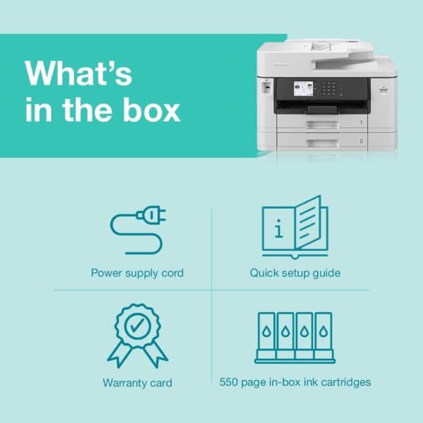Brother MFC-J5740DW Wireless Colour Inkjet Printer |A4 4-in-1