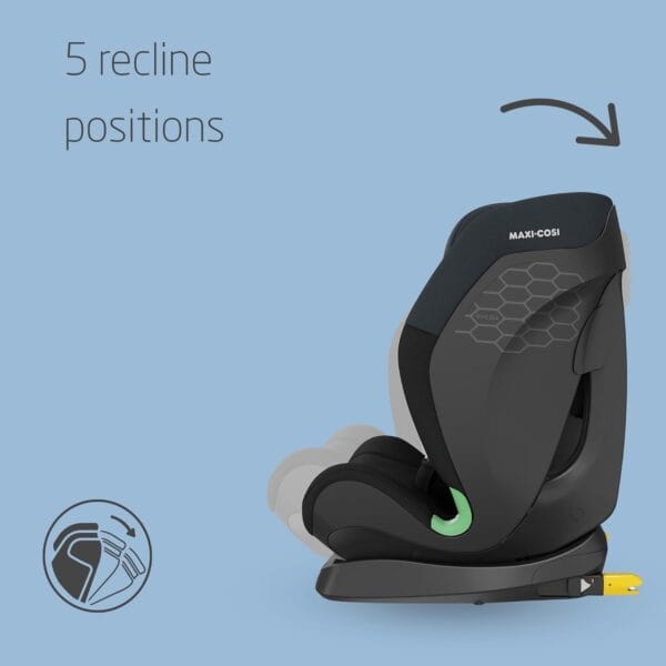 Maxi-Cosi Titan S i-Size, ISOFIX Child Car Seat, 76–150 cm, Tonal Black
