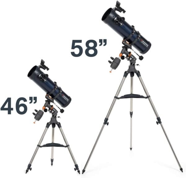 Celestron 31045 AstroMaster 130EQ Newtonian Reflector Telescope, Dark Blue