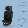 Maxi-Cosi Emerald 360 S i-Size, ISOFIX Car Seat, 40–150 cm, Tonal Black