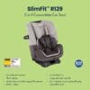 Graco SlimFit R129 All-in-One Convertible Car Seat