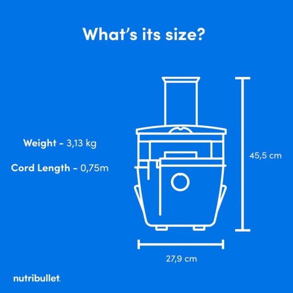 Nutribullet Centrifugal Juicer 800W - With 2 Speed Settings