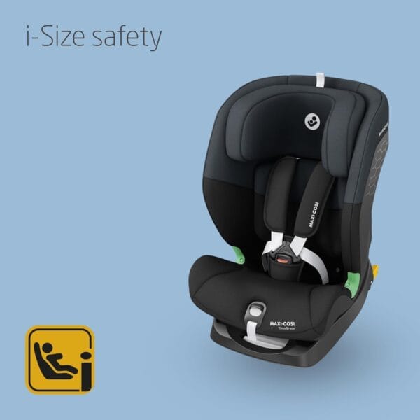 Maxi-Cosi Titan S i-Size, ISOFIX Child Car Seat, 76–150 cm, Tonal Black