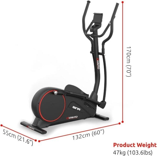 51yUVr8ZVUL._AC_SL1194_ Viavito Sina Magnetic Elliptical Cross Trainer for Home Use Hyper