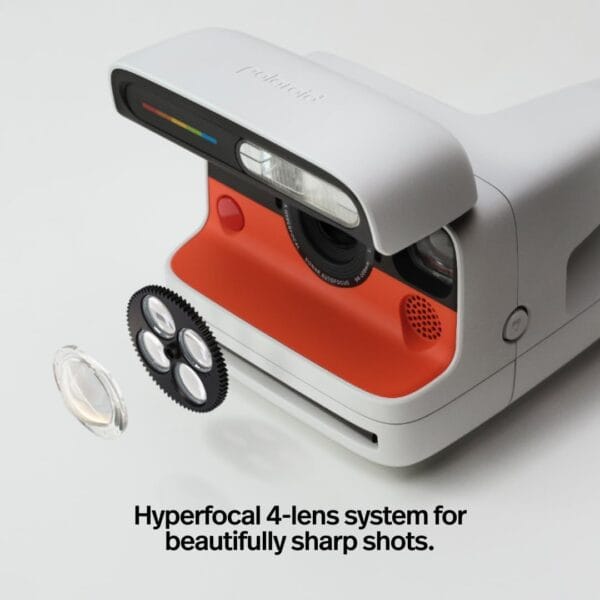 Polaroid FLIP Pack Instant Camera Black + Colour Film (16 Photos)