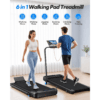 Cardirun Walking Pad with Incline, 6 in 1 Folding Treadmills, 4 Controls