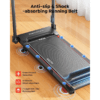 6 Toputure 6 in 1 Folding Treadmill with Retractable Handrail