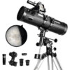 Telescope 130EQ Newtonian Reflector Telescopes for Adults