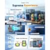 FLASHFORGE Creator 5 Pro 4-Toolheads 3D Printer,7s FlashSwap