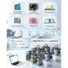 FLASHFORGE Creator 5 3D Printer, 4-Toolheads Multi-Color Printing