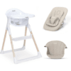 6 Baby Elegance Mash High Chair Bundle for Babies & Toddlers (0-3yrs) - White