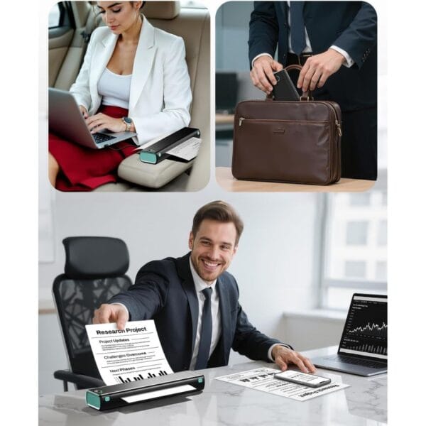 Phomemo M08F Portable Thermal Printer A4 with Bag + 10PCS Thermal Sheets