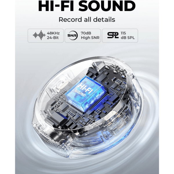 Hollyland Lark M2 Wireless Lavalier Microphone (2TX+3RX) Compatible with Camera