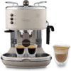De'Longhi Icona Vintage - Espresso Machine Manual Milk Frother Beige